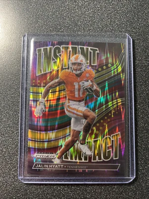2023 Panini Prizm Draft Picks - Instant Impact Gold Shimmer /49 Jalin Hyatt (RC) - Image 1 of 2