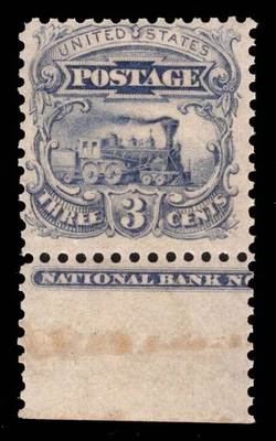 MOMEN: US #114-E6c UNGRILLED IMPRINT PLATE ESSAY MINT OG H ULTRA LOT #95879* - Image 1 of 2