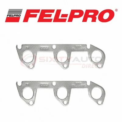 Fel-Pro Exhaust Manifold Gasket Set for 1990-1992 Ford Probe 3.0L V6 - bl Foto 1 de 4