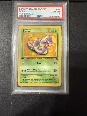 Psa 10 2000 First Edition Team Rocket Ekans - Image 1 of 2