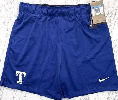 Nike Texas Rangers Dri-Fit Training Shorts Womens Medium NWT MLB - Image 1 of 4