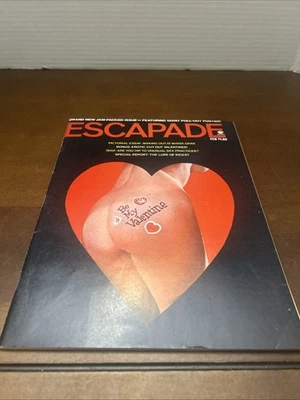 RARE  ESCAPE  Men's Pinup Magazine February 1973 EXCELLENT CONDITION Foto 1 de 4