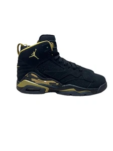 Nike Air Jordan Jumpman MVP GS Black/metallic gold DZ5577-007 Sz5Y No Box - Imagen 1 de 10
