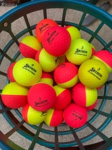 50 pelotas de golf SRIXON Q STAR DEVIDE ROJAS/AMARILLAS =COMO NUEVAS = ESTADO 5-A - Imagen 1 de 1