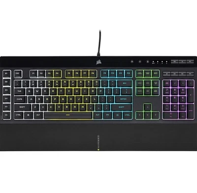 Corsair K55 (CH9206015NA) Wired RGB Backlit Gaming Keyboard - Image 1 of 2