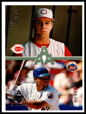1996 Eric Owens / Butch Huskey Topps BASEBALL #104 - Image 1 of 2