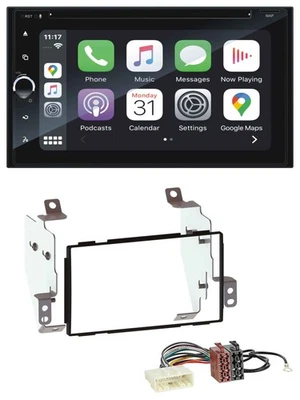 Blaupunkt 2DIN Bluetooth DAB USB DVD MP3 Autoradio für Nissan Note (2005-2013) - Bild 1 von 4