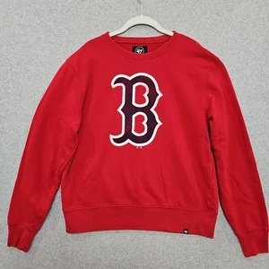 Sudadera Boston Red Sox 47 Marca Hombre Cuello Redondo Talla L Roja MLB - Imagen 1 de 9