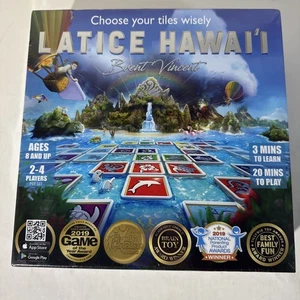 Juego de mesa Latice Hawai’i Tile 2019 Adacio Strategy Brent Vincent nuevo sellado - Imagen 1 de 10