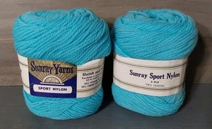 Hilo de nailon Sunray Port 3 capas 2 oz superfino Aqua Marine 2 madejas - Imagen 1 de 4
