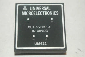UNIVERSAL UM421 OUT: 5VDC 1A IN: 48VDC 1/2 BRICK 2X2 INCH SQUARE PC MOUNT QTY-1 - Picture 1 of 1
