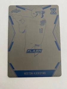 HESTON KJERSTAD 2020 LEAF FLASH BASE BLACK PRINTING PLATE #1/1, ORIOLES - Picture 1 of 2