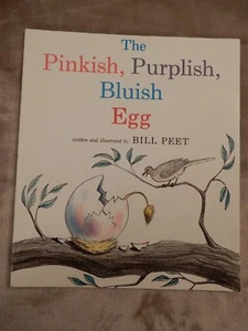 The Pinkish, Purplish, Bluish Egg by Bill Peet, Vintage Soft Cover  - Picture 1 of 9