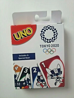Uno Olympic Games Tokyo 2020 Card Game With 112 Cards includes a special rule - Image 1 of 2