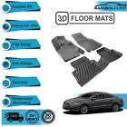 3D Molded Car Floor Mat for SEAT Volkswagen Passat CC 2008-2011(Black)