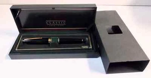 Bolígrafo Cross Radiance negro y dorado nuevo en caja 805 hecho en Japón - Imagen 1 de 1