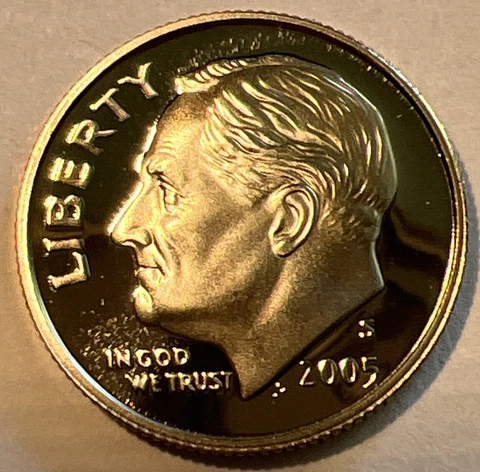 GEM PROOF 2005-S Roosevelt Dime San Francisco DEEP CAMEO 10c- Save on Multiple! Cover