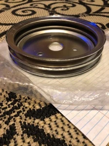 Chrome Dual Vbelt Crank Pulley - Bild 1 von 8