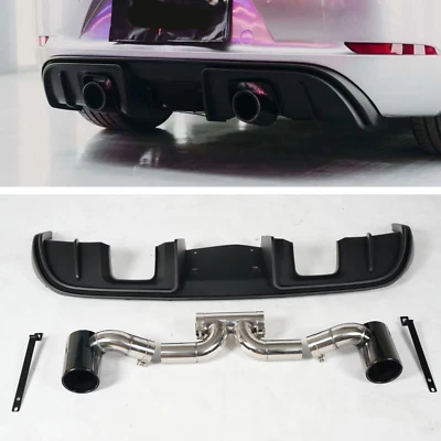 Difusor trasero labio cola garganta para 17-24 Porsche 718 982 CAYMAN BOXSTER S GTS Foto 1 de 4