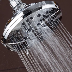 Cabezal de ducha de lluvia AquaDance® de alta presión de 6 pulgadas con 6 ajustes - Imagen 1 de 10