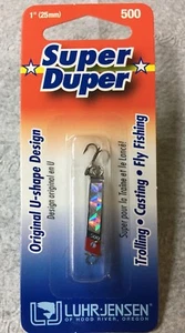 Luhr-Jensen Super Duper Angelköder 1" 500 Chrom/Silber Prisma 1303-500-0150 - Bild 1 von 2