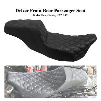 Two up Driver Passenger Seat Fit For Harley Touring Electra Ultra Limited 09-23 - Изображение 1 из 4