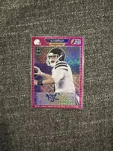 2021 LEAF PRO SET METAL KJ COSTELLO ROOKIE RC AUTO 19/20 Pink Mojo - Picture 1 of 2