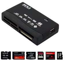 Lecteur de carte mémoire haute vitesse JT Mini 26-EN-1 USB 2.0 pour SDHC CF xD SD MMC MS 