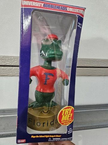 Albert Gator Florida Gators Mascot NCAA Ftball National Champions Bobblehead 8”T Cover