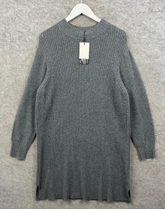 Autograph Jumper Womens Extra Large XL Grey Merino Wool Cashmere Dress Top BNWT - Picture 1 of 10
