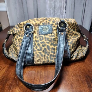 Dana Buchman Leopard Animal Print Bag Purse - Picture 1 of 11