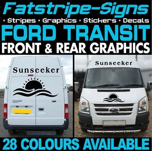passend für FORD TRANSIT GRAFIK AUFKLEBER STREIFEN DECALS MK6 MK7 CAMPER WOHNMOBIL MX - Bild 1 von 2