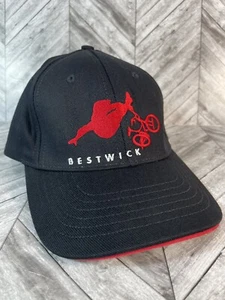 Bestwick GT Bike Bicycle Cap Hat S/M Size Black Fitted Black Heavy - Picture 1 of 10