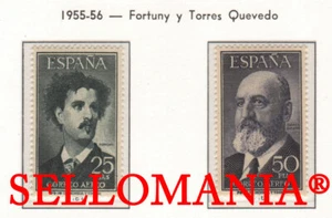 1955 - 1956 MARIANO FORTUNY & LEONARDO TORRES QUEVEDO 1164 / 65 ** MNH TC12160 - Picture 1 of 1