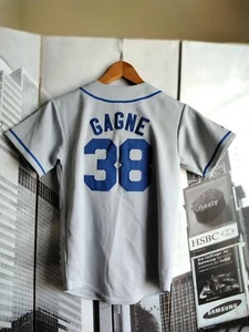Vintage Genuine MAJESTIC Los Angeles Dodgers Eric Gagne Jersey Youth Boy Medium  - Picture 1 of 8