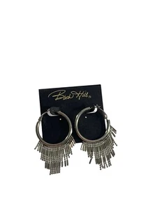 Birch Hill Ohrringe silberfarben Creolen Chandelier Boho Style neu auf Karton - Bild 1 von 4