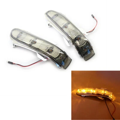 For Mercedes Benz W220 W215 S/CL LED Side Mirror Turn Signal Light Amber 1 Pair - Image 1 of 4