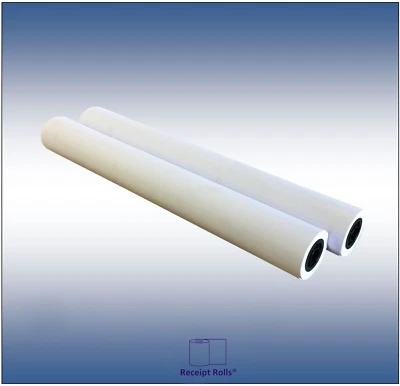 2 Rolls 42" x 300' 20# Bond Inkjet Plotter Paper Rolls for HP DesignJet 2" Core - Image 1 of 4