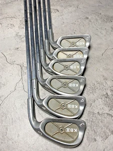 KB II Tour Model 3,4,5,6,7,& 9 Irons RH Steel Stiff Shaft Black Dot Set - Picture 1 of 4
