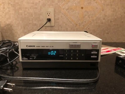 Sintonizador de video portátil Canon VT-20A temporizador caja abierta perfecto estado de funcionamiento Foto 1 de 4