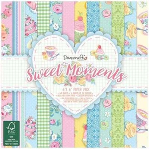 Dovecraft Sweet Moments MUSTER Papiere 12 x 6" x 6" für Karten und Basteln - Bild 1 von 1
