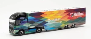 HERPA - VOLVO FH 4x2 con rimorchio furgone XL 2 assi BRILLUX - 1/87 - HER314343 - Foto 1 di 1