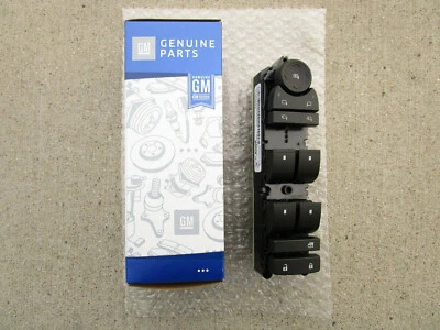 GMC CHEVY CADILLAC 15906883 ПЕРЕДНИЙ ВОДИТЕЛЬ ЛЕВЫЙ ГЛАВНЫЙ ВЫКЛЮЧАТЕЛЬ СТЕКЛОПОДЪЕМНИКА OEM НОВЫЙ - Изображение 1 из 4