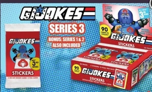 SINGLE PACK: G.I. JOKES 3RD SERIES LIKE GARBAGE PAIL KIDS GPK GI JOE (UNOPENED)  - Picture 1 of 4