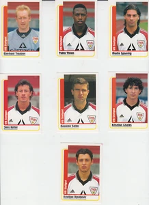  PANINI BUNDESLIGA 1998 / 1999 - VfB Stuttgart  - 7 verschiedene STICKER - Bild 1 von 2