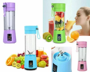 Mini Frullatore Portatile da Viaggio Coppa Mixer Frullati 380 ML Succo Di Frutta - Foto 1 di 4