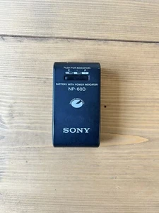 Batería Original Original Sony 6v NP-60D con Indicador de Alimentación - Imagen 1 de 6