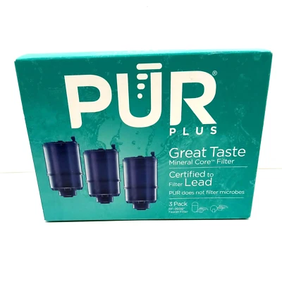 PUR PLUS Great Taste Faucet Mount RF-9999 Replacement Filters 3 Pack NEW SEALED - Image 1 of 4