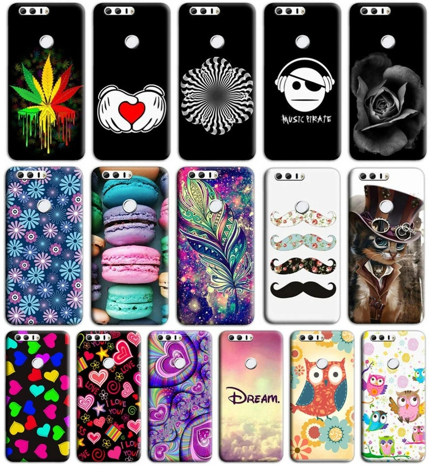 CUSTODIA COVER MORBIDA IN TPU SILICONE PER HUAWEI HONOR 9 LITE FANTASIA ZA - Immagine 1 di 1