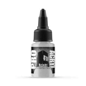 Acrílico estándar Monument Hobbies Pro gris neutro brillante 22 ml - Imagen 1 de 1